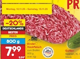 Aktuelle Hackfleisch Angebote bei Netto Marken-Discount in Osnabrück Aktuelles Rinder-Hackfleisch Angebot bei Netto Marken-Discount in Osnabrück ab 7,99 €