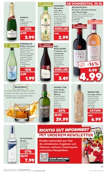 Whiskey im aktuellen Kaufland Prospekt (Fürth) Whiskey im Kaufland Prospekt "RICHTIG FRISCH" mit 69 Seiten (Fürth)