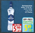 Wodka von Gorbatschow im aktuellen EDEKA Prospekt