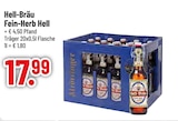 Fein-Herb Hell im Angebot bei Trinkgut in Burghausen Fein-Herb Hell Angebote von Hell-Bräu bei Trinkgut Burghausen für 17,99 €
