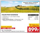 Aktuelles ITALIEN PKW-RUNDREISE Angebot bei Netto Marken-Discount in Dresden ab 899,00 €