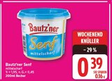 Senf mittelscharf von Bautz'ner für 0,39 € bei EDEKA im Angebot Senf mittelscharf von Bautz'ner im aktuellen EDEKA Prospekt