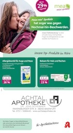 mea - meine apotheke Apotheken Prospekt der aktuellen Woche mit 4 Seiten, gültig von 01.03.2026 bis 31.03.2026, in Baienfurt und Umgebung Aktueller mea - meine apotheke Apotheken Prospekt in Baienfurt und Umgebung, "Unsere März-Angebote" mit 4 Seiten, 01.03.2026 - 31.03.2026