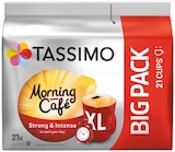 Kapseln Morning Kaffee XL oder Kapseln Latte Macchiato von Jacobs Tassimo im aktuellen REWE Prospekt