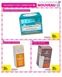 Prix et réduction Soin visage dans le prospectus Carrefour en cours Offre Soin visage dans le catalogue Carrefour du moment à la page 9