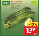 Netto Marken-Discount Müglitztal - Bio Zucchini Angebot im Prospekt Bio Zucchini bei Netto Marken-Discount im Müglitztal Prospekt für 1,29 €