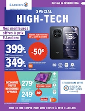 Catalogue E.Leclerc à Désertines cette semaine, valable du 03/02/2026 au 14/02/2026 Prospectus E.Leclerc à Désertines, "SPECIAL HIGH-TECH", 12 pages de promos valables du 03/02/2026 au 14/02/2026