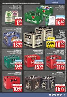 Bier im EDEKA Prospekt "Aktuelle Angebote" mit 28 Seiten (Eschweiler)