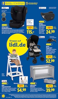 Kinderwagen im aktuellen Lidl Prospekt (Moers) Kinderwagen im Lidl Prospekt "LIDL LOHNT SICH" mit 61 Seiten (Moers)
