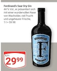 Saar Dry Gin im Angebot bei GLOBUS in Völklingen Saar Dry Gin Angebote von Ferdinand’s bei GLOBUS Völklingen für 29,99 €