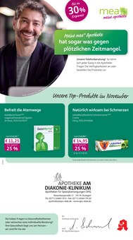 mea - meine apotheke Prospekt der Woche "Unsere November-Angebote" Seite 1, 01.11.2025 bis 30.11.2025 für Stuttgart Aktueller mea - meine apotheke Prospekt "Unsere November-Angebote" Seite 1 von 4 Seiten für Stuttgart