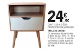 Table de chevet dans le catalogue E.Leclerc