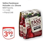 Fassbrause Holunder im Angebot bei GLOBUS in Hürth Fassbrause Holunder Angebote von Veltins bei GLOBUS Hürth für 3,99 €