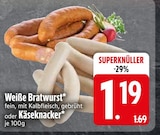 Weiße Bratwurst von  im aktuellen EDEKA Prospekt für 1,19 €