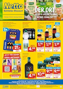 Coca Cola im Netto Marken-Discount Prospekt "DER ORT, AN DEM DU IMMER AUSGEZEICHNETE PREISE FINDEST." mit 2 Seiten (Lippstadt)