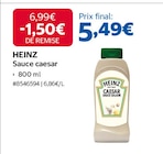 Sauce Caesar - HEINZ à 5,49 € dans le catalogue Costco