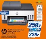 Multifunktionsdrucker Smart Tank 7305 All-in-One im Angebot bei expert in Lahr Multifunktionsdrucker Smart Tank 7305 All-in-One Angebote von HP bei expert Lahr für 259,00 €