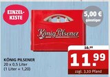 Aktuelle König Pilsener Angebote bei Getränke Quelle WVG in Magdeburg Aktuelles KÖNIG PILSENER Angebot bei Getränke Quelle WVG in Magdeburg ab 11,99 €