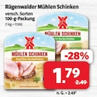 Markant Nordwest Lingen - Mühlen Schinken Angebot im Prospekt Mühlen Schinken bei Markant Nordwest im Lingen Prospekt für 1,79 €
