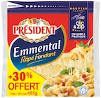 Emmental Râpé Fondant - PRÉSIDENT en promo chez Intermarché Super Emmental Râpé Fondant - PRÉSIDENT dans le catalogue Intermarché Super