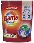 (1)Lessive capsules 4 en 1 - Gama en promo chez Carrefour Illkirch-Graffenstaden à 9,90 €