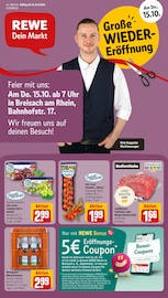 REWE Discounter Prospekt der aktuellen Woche mit 36 Seiten, gültig von 12.10.2026 bis 17.10.2026, in Breisach und Umgebung Aktueller REWE Discounter Prospekt in Breisach und Umgebung, "Dein Markt" mit 36 Seiten, 12.10.2026 - 17.10.2026
