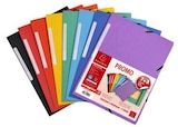 Exacompta - 10 Chemises à rabats dont 3 offertes - A4 - couleurs assorties - Exacompta en promo chez Bureau Vallée Brive-la-Gaillarde à 4,89 €