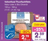 Thunfischfilets Natur bei Netto Marken-Discount im Prospekt "" für 2,59 €