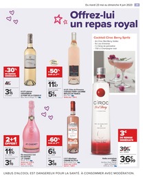 Prix et réduction Vodka dans le prospectus Carrefour en cours Offre Vodka dans le catalogue Carrefour du moment à la page 29