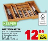 BESTECKKASTEN im Angebot bei Marktkauf in Rottenburg BESTECKKASTEN Angebote von KESPER bei Marktkauf Rottenburg für 12,99 €