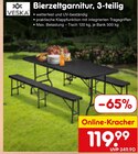 Bierzeltgarnitur, 3-teilig Angebote von Veska bei Netto Marken-Discount Heidenheim für 119,99 €