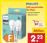 LED Leuchtmittel im Angebot bei Netto Marken-Discount in Eberswalde LED Leuchtmittel Angebote von Philips bei Netto Marken-Discount Eberswalde für 2,22 €