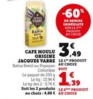 Café Moulu Origine - Jacques Vabre en promo chez Hyper U Draguignan à 1,39 €