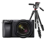 Digitalkamera im Kamera Express Prospekt Sony A6400 + 18-135mm F/3.5-5.6 OSS + Joby Compact Advanced Stativ von Sony im aktuellen Kamera Express Prospekt für 1.149,00 €