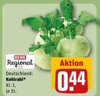 Kohlrabi Angebote von REWE Regional bei REWE Lüneburg für 0,44 €