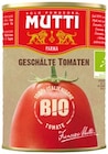 Geschälte Tomaten oder Tomatenfruchtfleisch von Mutti Bio im aktuellen REWE Prospekt