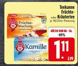Früchtetee im EDEKA Prospekt Früchtetee von Teekanne im aktuellen EDEKA Prospekt für 1,11 €