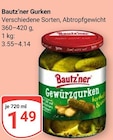 Gurken im Angebot bei GLOBUS in Erfurt Gurken Angebote von Bautz'ner bei GLOBUS Erfurt für 1,49 €