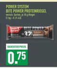 BITE POWER PROTEINRIEGEL Angebote von POWER SYSTEM bei Marktkauf Münster für 0,75 €