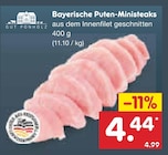 Bayerische Puten-Ministeaks Angebote von Gut Ponholz bei Netto Marken-Discount Ingolstadt für 4,44 €