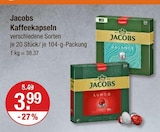 Kaffeekapseln im V-Markt Prospekt Kaffeekapseln von Jacobs im aktuellen V-Markt Prospekt für 3,99 €