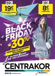 Prospectus Centrakor, "Black Friday -30%", 4 pages, 21/11/2022 - 27/11/2022