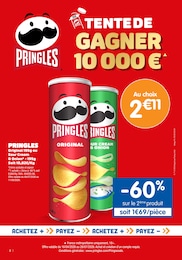 Prix et réduction Pringles dans le prospectus B&M en cours Offre Pringles dans le catalogue B&M du moment à la page 8