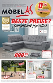 Aktueller Möbel AS Möbel & Einrichtung Prospekt in Modautal und Umgebung, "BESTE PREISE? Dauerhaft für alle!" mit 16 Seiten, 14.03.2026 - 28.03.2026