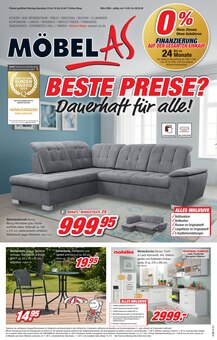 Aktueller Möbel AS Prospekt für Neustadt (Weinstraße) und Ungebung, Seiten zum blättern Möbel AS Prospekt BESTE PREISE? Dauerhaft für alle! mit Seiten in Neustadt (Weinstraße) und Umgebung