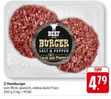 EDEKA Sternenfels - 2 Hamburger Angebot im Prospekt 2 Hamburger bei EDEKA im Sternenfels Prospekt für 4,79 €