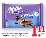 Schoko Riegel Oreo Original Angebote von Milka bei E center Bruchsal für 1,11 €