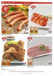 Offre Saucisse de volaille dans le catalogue Casino Supermarchés du moment à la page 2