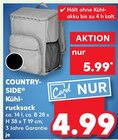 Kühlrucksack im Angebot bei Kaufland in Gera Kühlrucksack Angebote von COUNTRYSIDE bei Kaufland Gera für 4,99 €