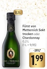 Sekt trocken Angebote von Fürst von Metternich bei EDEKA Homburg für 1,99 €
